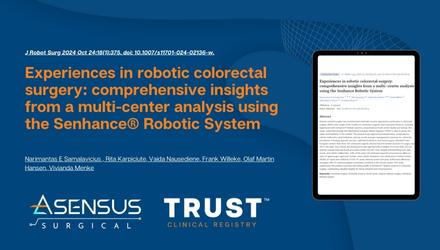 Thumbnail: Experiences in robotic colorectal surgery: comprehensive insights from a multi-center analysis using the Senhance Robotic System