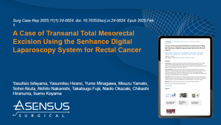 A Case of Transanal Total Mesorectal Excision Using the Senhance Digital Laparoscopy System for Rectal Cancer