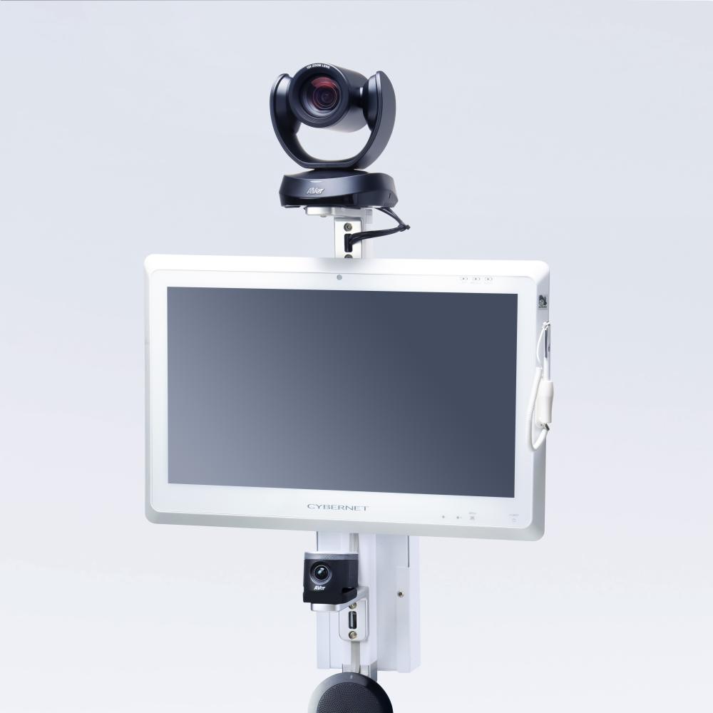 A black webcam